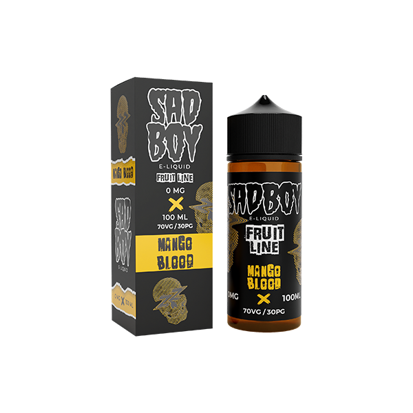 0mg Sadboy 100ml Shortfill (70VG/30PG) - Flavour: Punchberry Ice