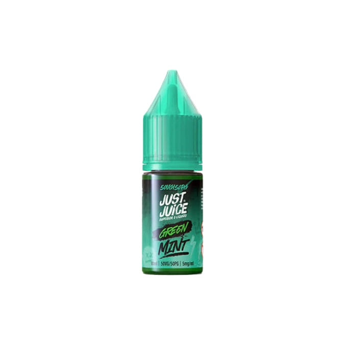 5mg Just Juice Mint 10ml Nic Salt (40VG/60PG) - Flavour: Black (Triple Menthol)