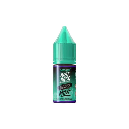 5mg Just Juice Mint 10ml Nic Salt (40VG/60PG) - Flavour: Blue (Peppermint)