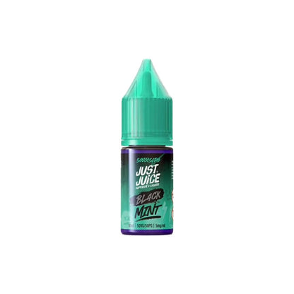 5mg Just Juice Mint 10ml Nic Salt (40VG/60PG) - Flavour: Choco Chip Mint