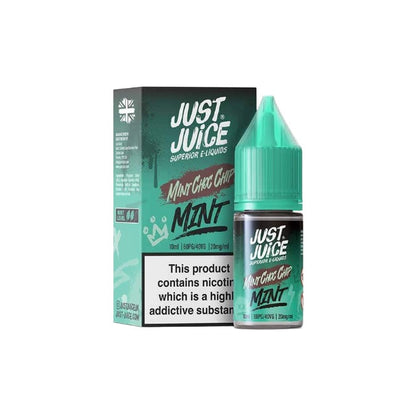 20mg Just Juice Mint 10ml Nic Salt (40VG/60PG) - Flavour: Black (Triple Menthol)