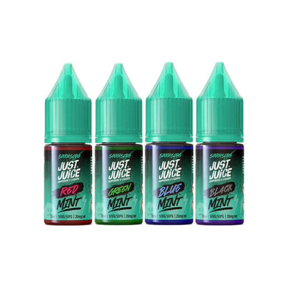20mg Just Juice Mint 10ml Nic Salt (40VG/60PG) - Flavour: Green (Spearmint)