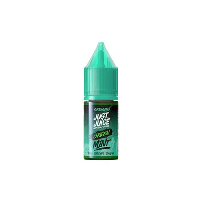 20mg Just Juice Mint 10ml Nic Salt (40VG/60PG) - Flavour: Red (Cherry menthol)