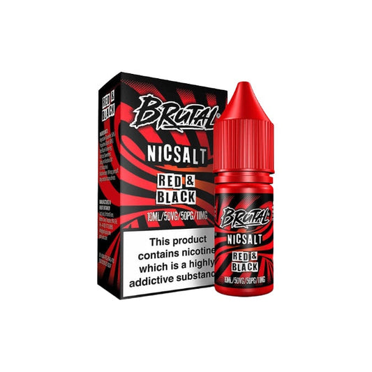 11mg Just Juice Brutal Drinks 10ml Nic Salt (50VG/50PG) - Flavour: Mr Jack