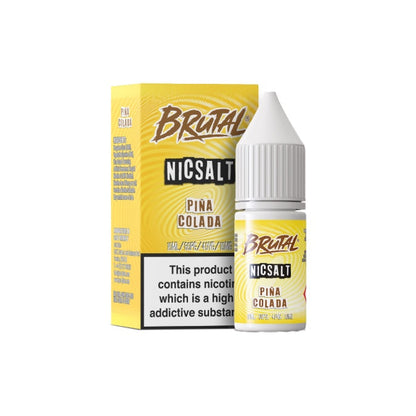 10mg Just Juice Brutal Drinks 10ml Nic Salt (40VG/60PG) - Flavour: Mango Lassi