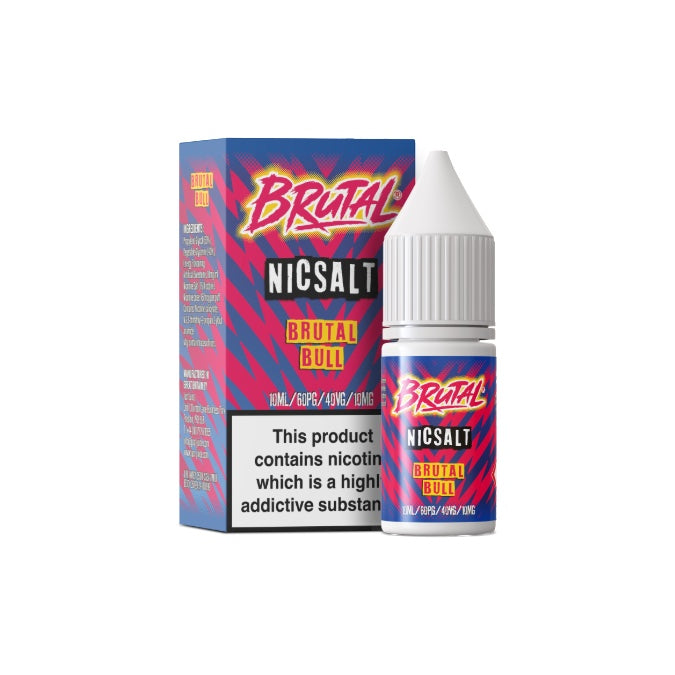 10mg Just Juice Brutal Drinks 10ml Nic Salt (40VG/60PG) - Flavour: Mango Lassi