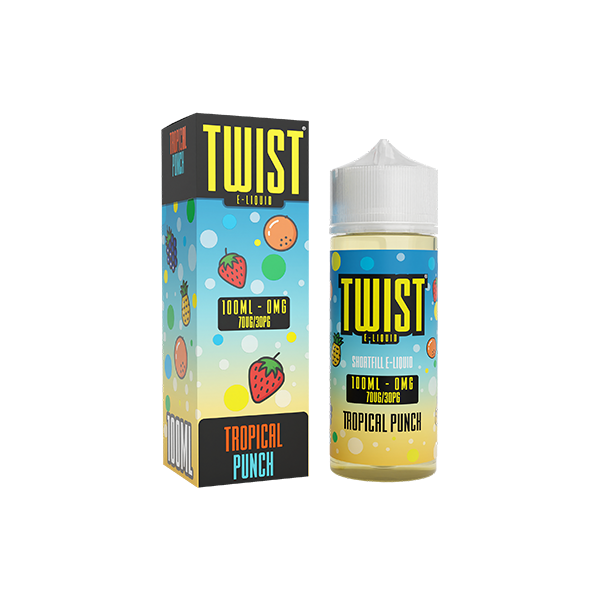 0mg Twist 100ml Shortfill (70VG/30PG) - Flavour: Berry Medley Lemonade