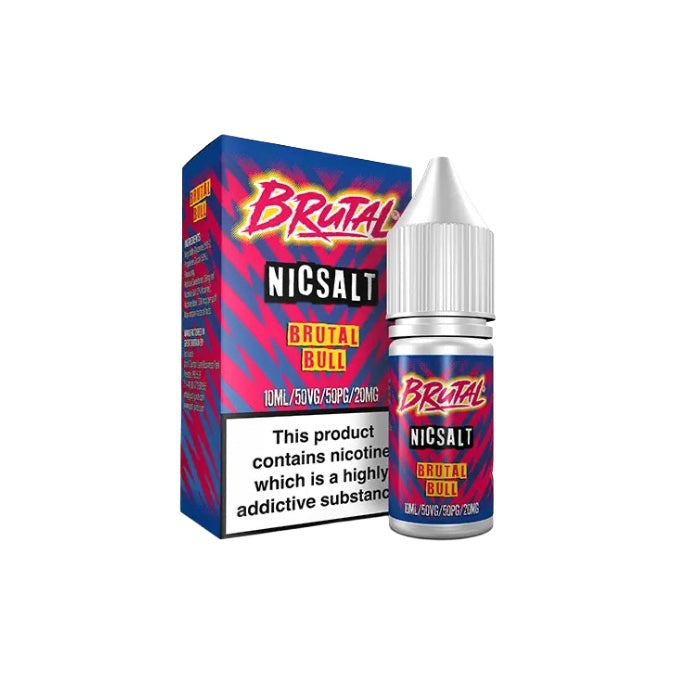 20mg Just Juice Brutal Drinks 10ml Nic Salt (50VG/50PG) - Flavour: Mango Lassi