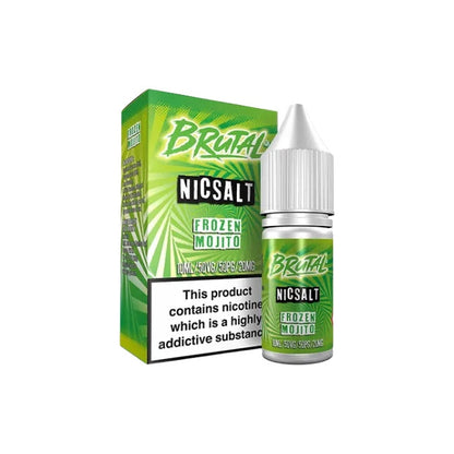 20mg Just Juice Brutal Drinks 10ml Nic Salt (50VG/50PG) - Flavour: Raspberry Sour