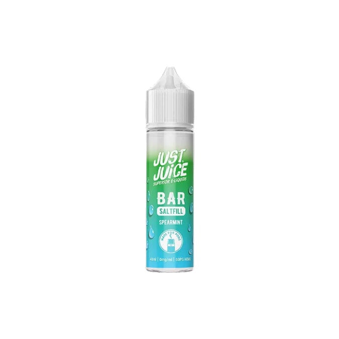 0mg Just Juice Bar Saltfill 40ml (40VG/60PG) - Flavour: Spearmint