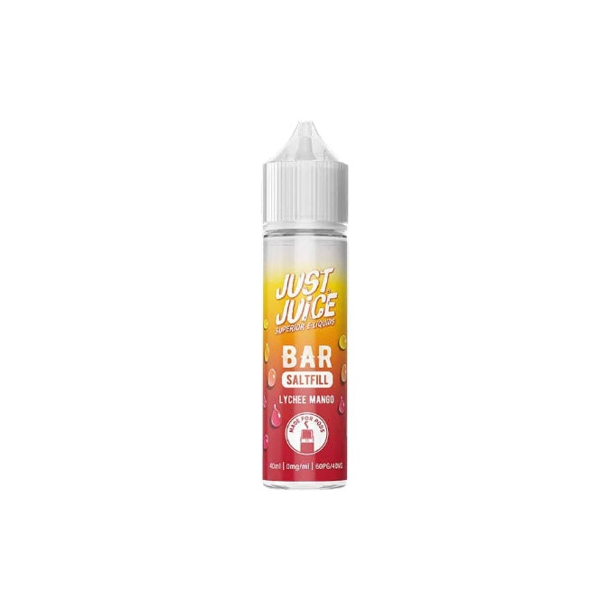 0mg Just Juice Bar Saltfill 40ml (40VG/60PG) - Flavour: Raspberry Grapefruit
