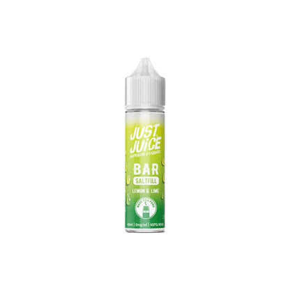 0mg Just Juice Bar Saltfill 40ml (40VG/60PG) - Flavour: Vanilla Rhubarb