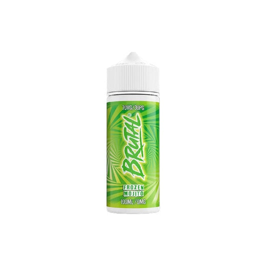 0mg Just Juice Brutal Drinks 100ml Shortfill (70VP/30PG) - Flavour: Rhubarb & Custard