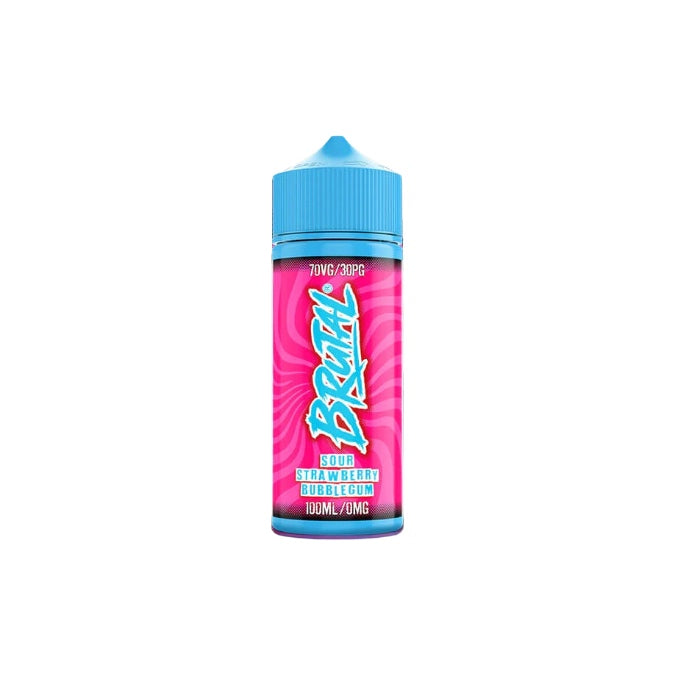 0mg Just Juice Brutal Drinks 100ml Shortfill (70VP/30PG) - Flavour: Red & Black