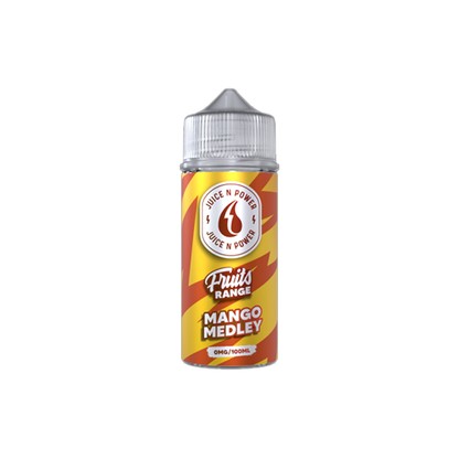 0mg Juice N Power Shortfills 100ml (70VG/30PG) - Flavour: Shock Fizzy