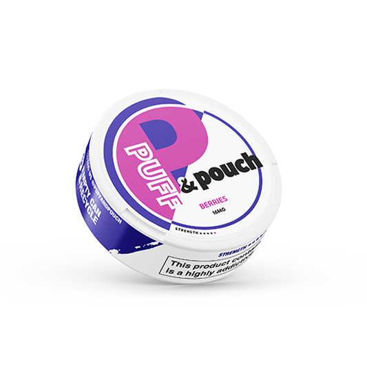 16mg Puff & Pouch Nicotine Pouches - 20 Pouches (BUY 1 GET 1 FREE) - Flavour: Peppermint