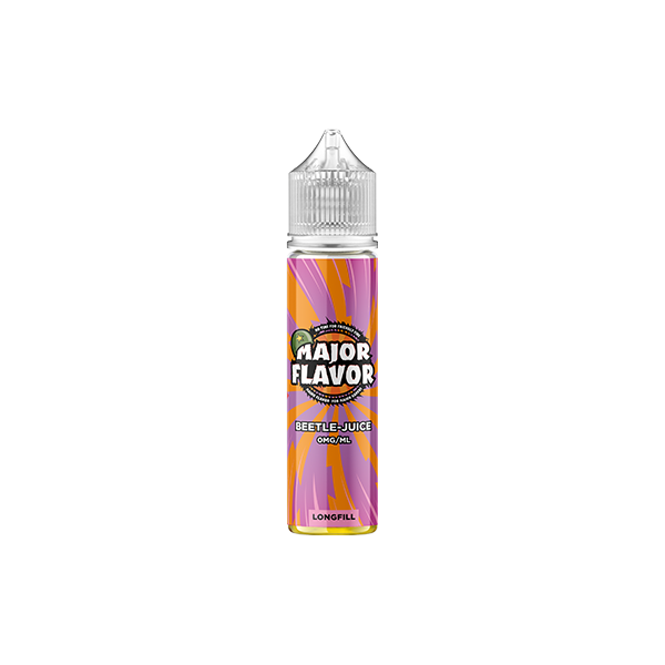 0mg Major Flavor 50ml Longfill (100PG) - Flavour: Peach-Berry