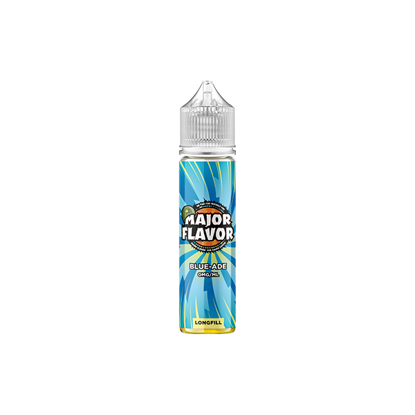 0mg Major Flavour 50ml Longfill (100PG) - Flavour: Blue-Ade