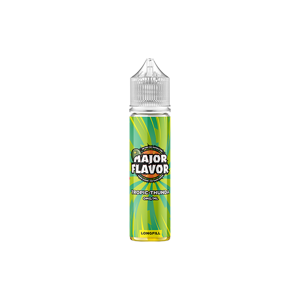 0mg Major Flavor 50ml Longfill (100PG) - Flavour: Peach-Berry