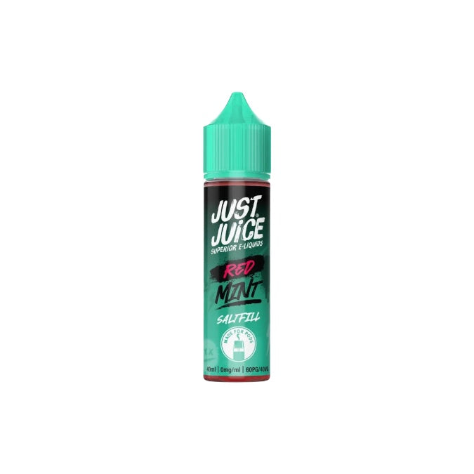 0mg Just Juice Mint 40ml Saltfills (40VG/60PG) - Flavour: XXX
