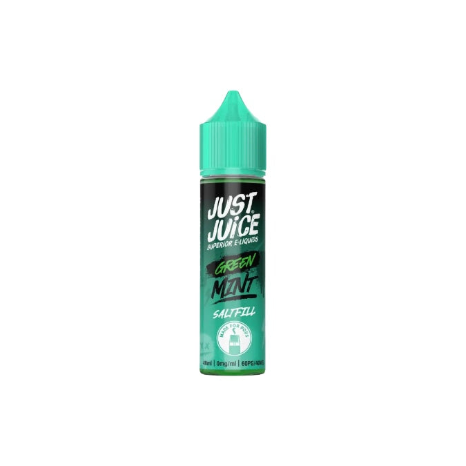 0mg Just Juice Mint 40ml Saltfills (40VG/60PG) - Flavour: XXX