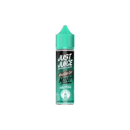 0mg Just Juice Mint 40ml Saltfills (40VG/60PG) - Flavour: Red
