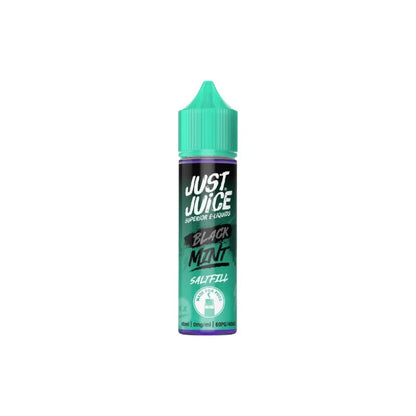 0mg Just Juice Mint 40ml Saltfills (40VG/60PG) - Flavour: Green