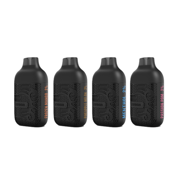 20mg Tyson 2.0 Lightweight Disposable Vape Device 600 Puffs - Flavour: Apple Melon Berry