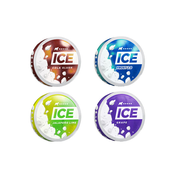 22mg Ice Nicotine Pouches - 20 Pouches - Flavour: Grape