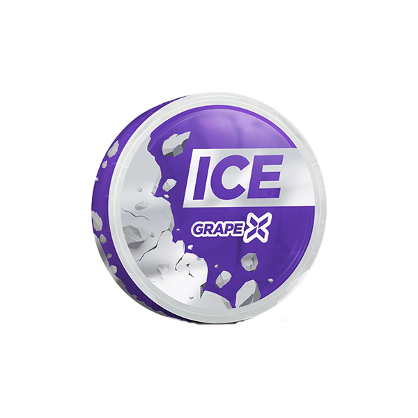 38mg Ice Nicotine Pouches - 20 Pouches - Flavour: Grape X