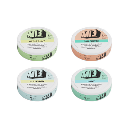 9mg MI3 By AIRSCREAM Nicotine Pouches - 20 Pouches - Flavour: Mint