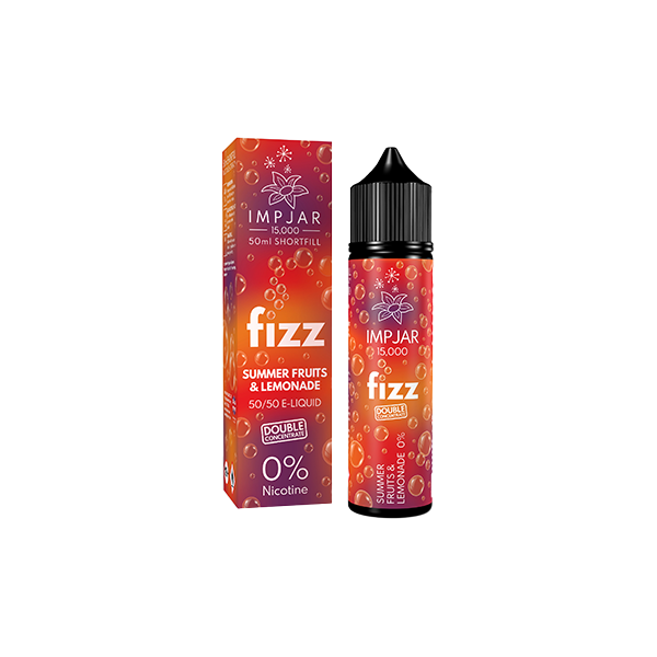 0mg Imp Jar Fizz 50ml Shortfill (50VG/50PG) - Flavour: Summer Fruits & Lemonade