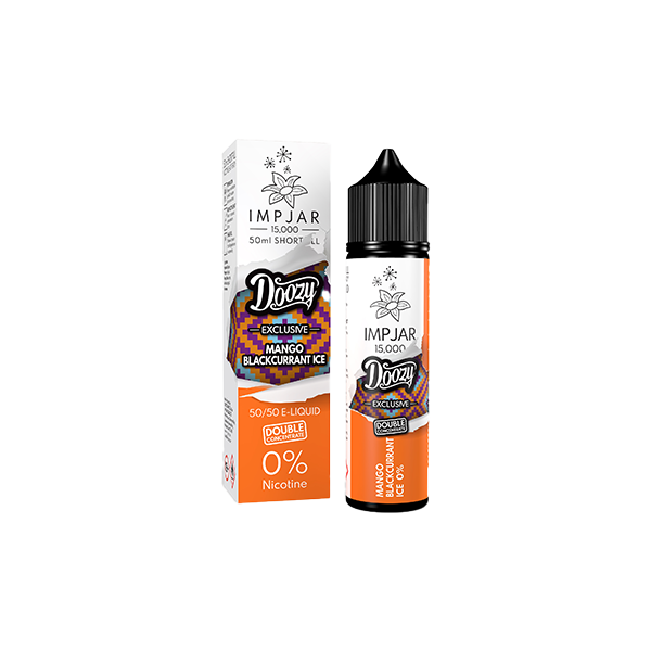 0mg Imp Jar x Doozy 50ml Shortfill (50VG/50PG) - Flavour: Pineapple Peach Strawberry