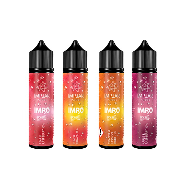 0mg Imp Jar Imp2O 50ml Shortfill (50VG/50PG) - Flavour: Apple & Raspberry