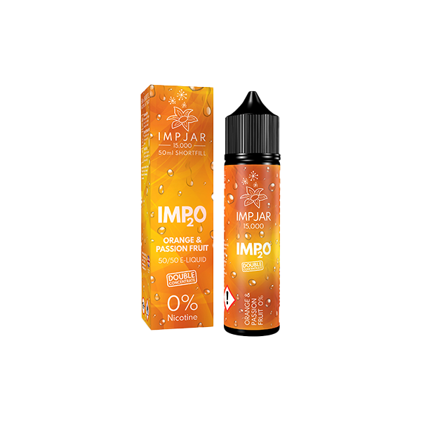 0mg Imp Jar Imp2O 50ml Shortfill (50VG/50PG) - Flavour: Pear & Raspberry