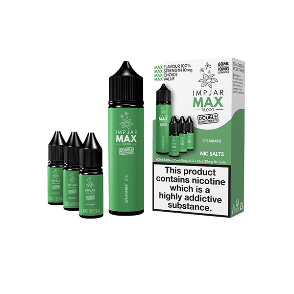 Imp Jar Max 60ml Longfill Includes 3x 20mg Nic Salts - Flavour: Banana Ice