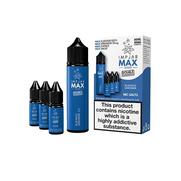 Imp Jar Max 60ml Longfill Includes 3x 20mg Nic Salts - Flavour: Spearmint
