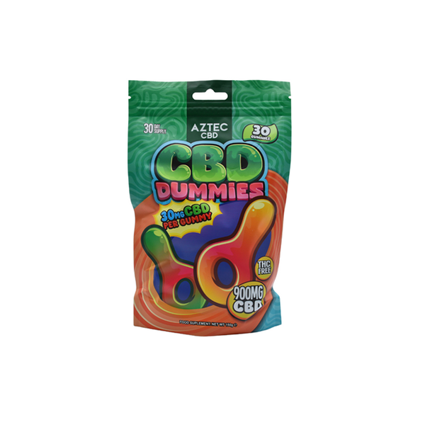 Aztec CBD 900mg Gummies - 150g - Flavour: Dew Drops