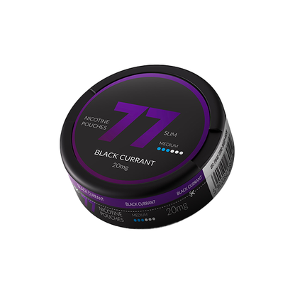 20mg 77 Slim Medium Nicotine Pouches - 20 Pouches - Flavour: Forest Fruits