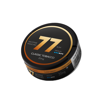 20mg 77 Slim Medium Nicotine Pouches - 20 Pouches - Flavour: Cola & Cherry