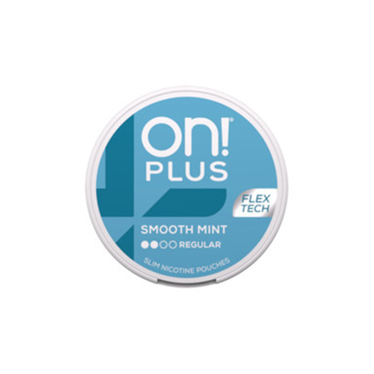 6mg On! Plus Regular Nicotine Pouches - 20 Pouches - Flavour: Smooth Mint