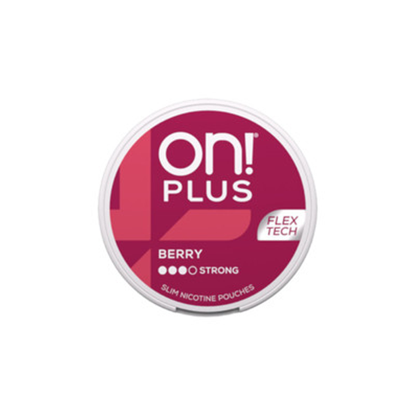 9mg On! Plus Strong Nicotine Pouches - 20 Pouches - Flavour: Citrus