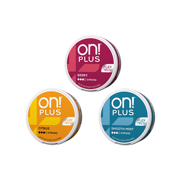 9mg On! Plus Strong Nicotine Pouches - 20 Pouches - Flavour: Citrus