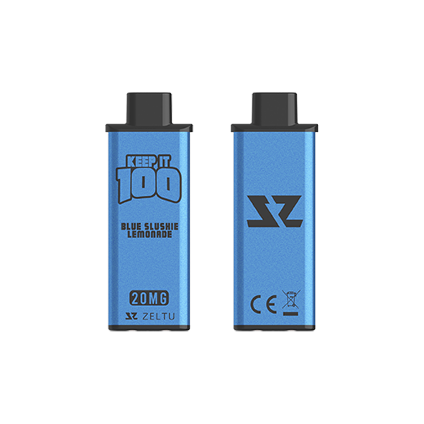 20mg Zeltu X3 Pod 2ml - Flavour: Keep It 100 - Blue Slushie
