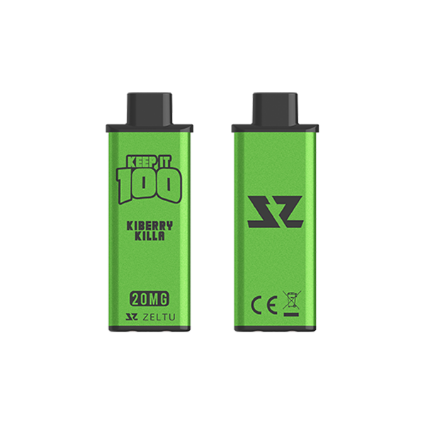 20mg Zeltu X3 Pod 2ml - Flavour: Keep It 100 - Blue Slushie Lemonade