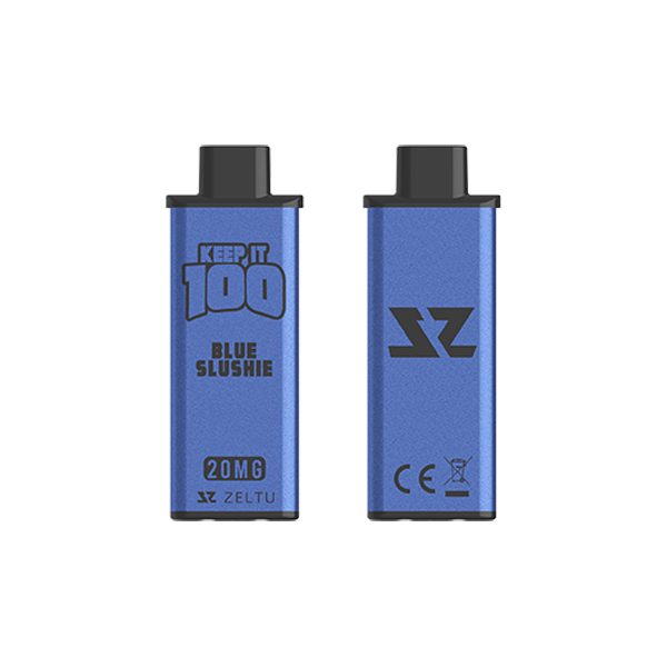 20mg Zeltu X3 Pod 2ml - Flavour: Keep It 100 - Blue Slushie Lemonade