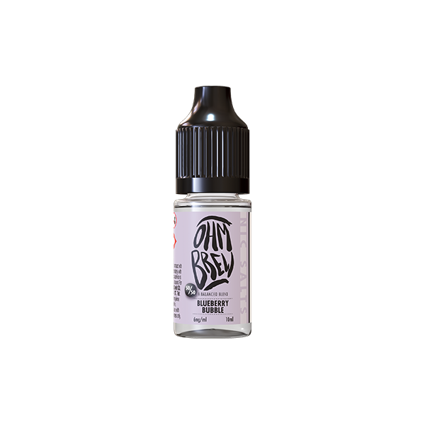 3mg Ohm Brew Balanced Blend 10ml Nic Salts (50VG/50PG) - Flavour: Candy Cherry