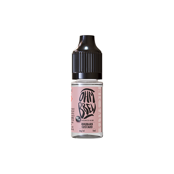 3mg Ohm Brew Balanced Blend 10ml Nic Salts (50VG/50PG) - Flavour: Candy Cherry