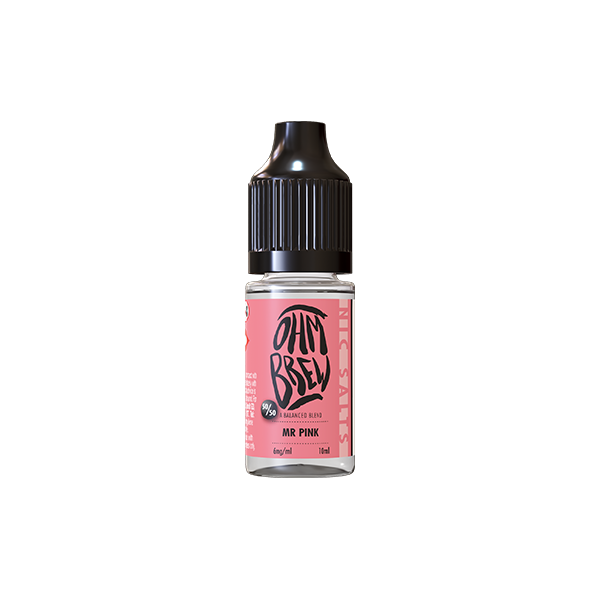 3mg Ohm Brew Balanced Blend 10ml Nic Salts (50VG/50PG) - Flavour: Candy Cherry