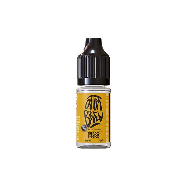12mg Ohm Brew Balanced Blend 10ml Nic Salts (50VG/50PG) - Flavour: Candy Cherry